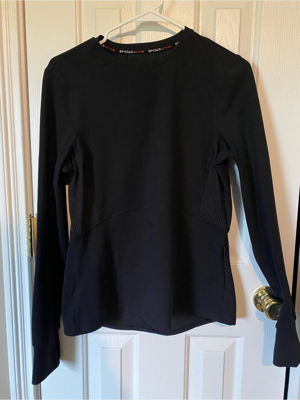 Spyder Active Women’s Black Long-Sleeve Performance Top Size Medium
